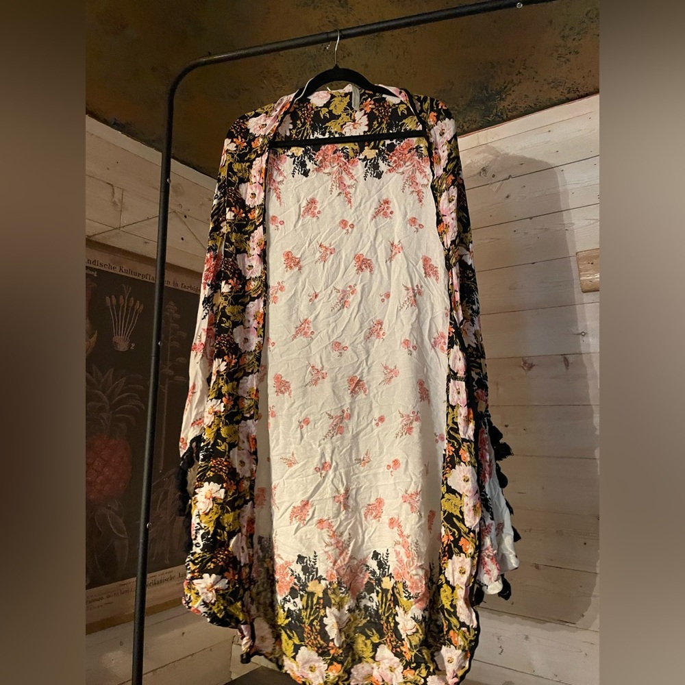 free people floral shawl